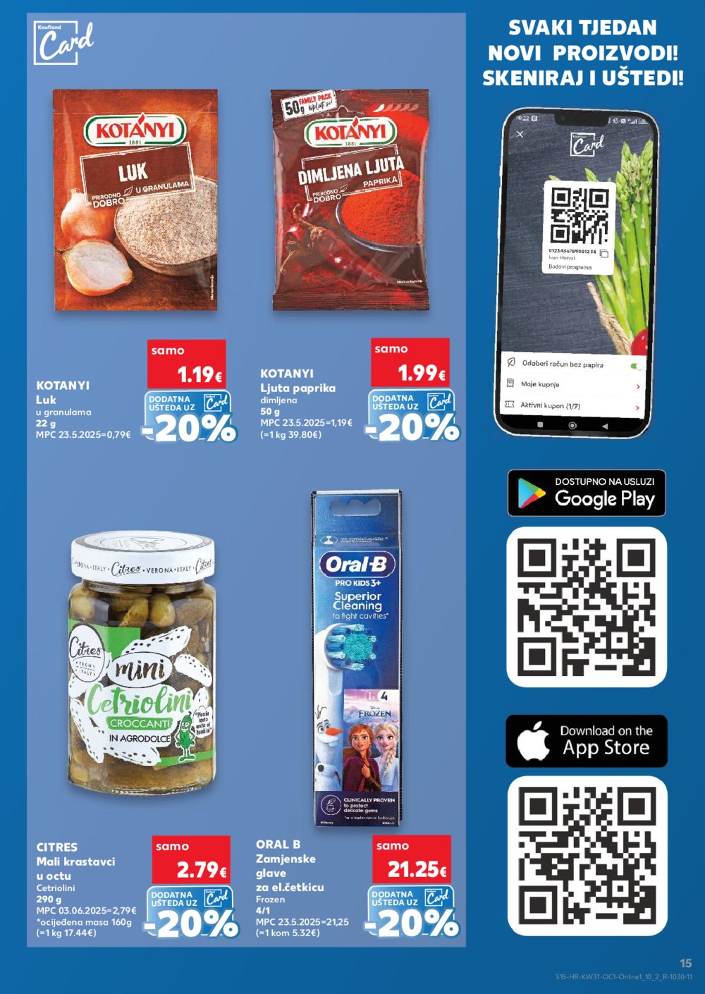 Kaufland katalog Kaufland marke 30.07.-04.08.2025. Odabrane poslovnice