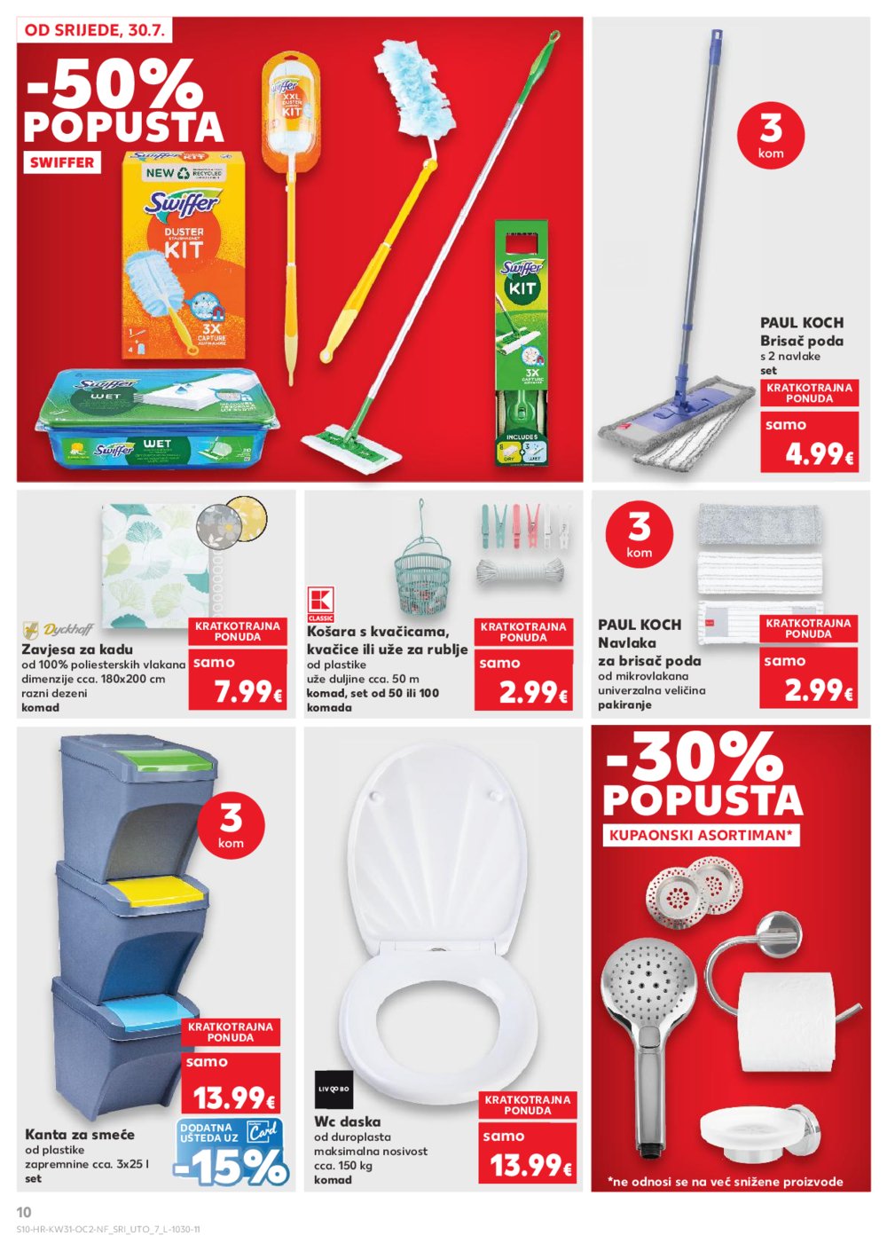 Kaufland katalog Neprehrambenih proizvoda 30.07.-04.08.2025. Odabrane poslovnice