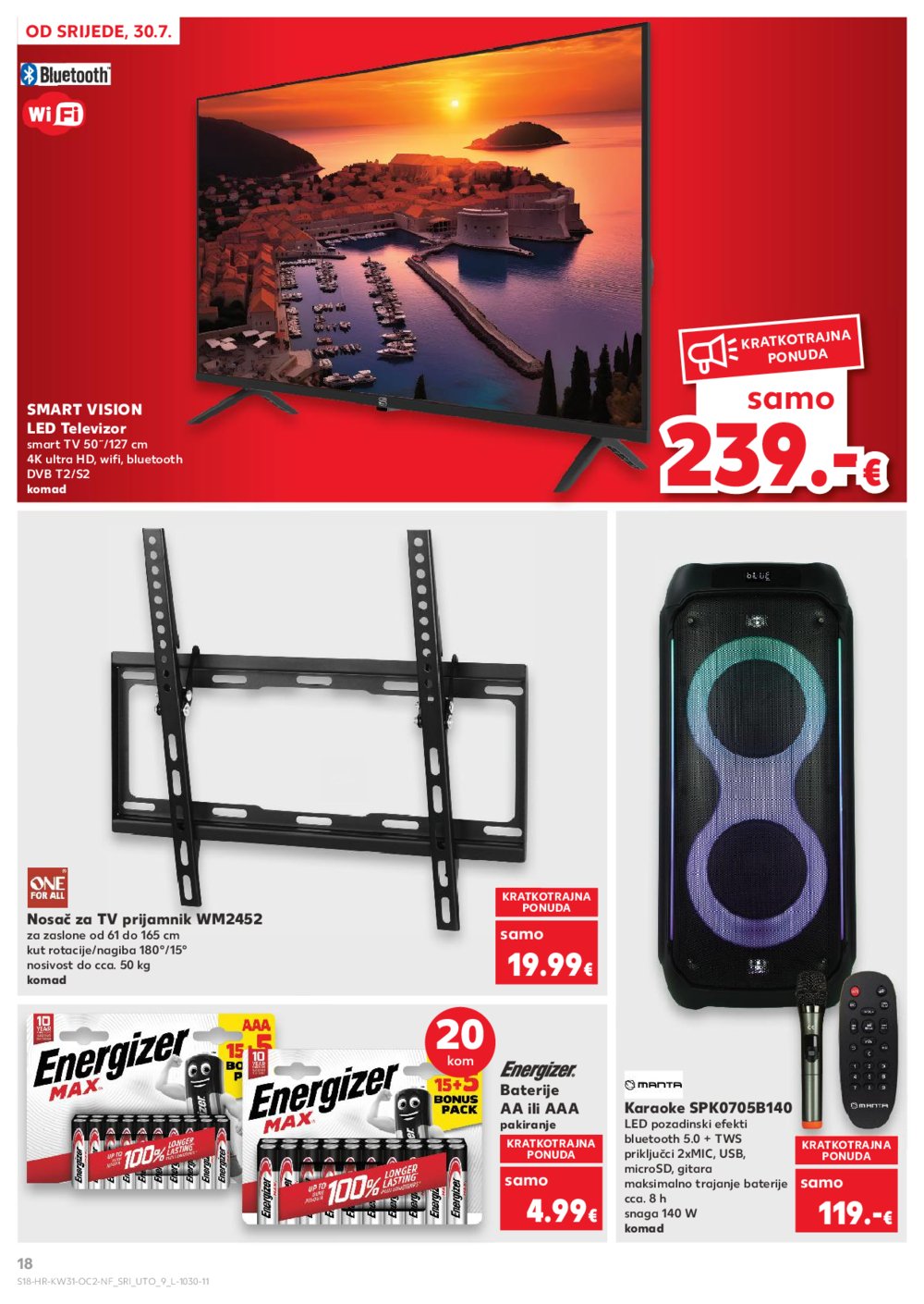 Kaufland katalog Neprehrambenih proizvoda 30.07.-04.08.2025. Odabrane poslovnice