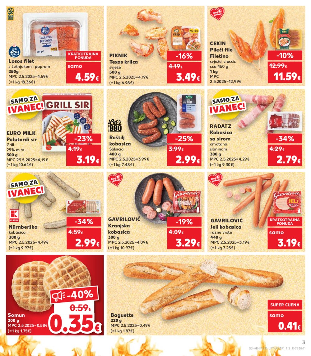 Kaufland katalog Prehrana 30.07.-04.08.2025. Ivanec