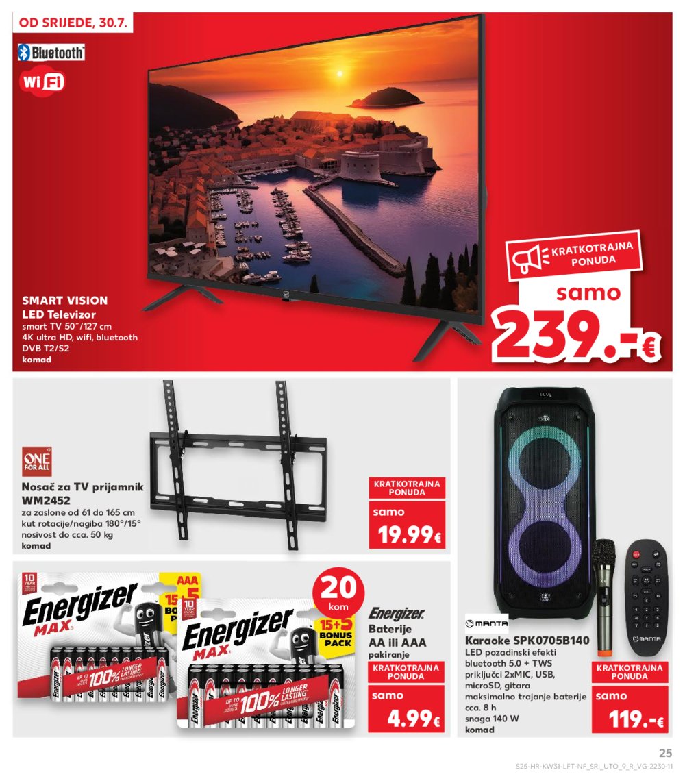 Kaufland katalog Prehrana 30.07.-04.08.2025. Ivanec