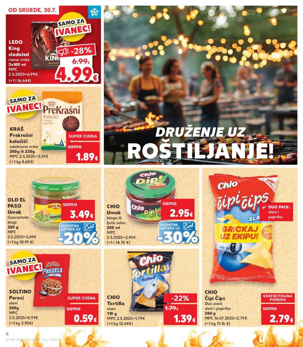 Kaufland katalog Prehrana 30.07.-04.08.2025. Ivanec