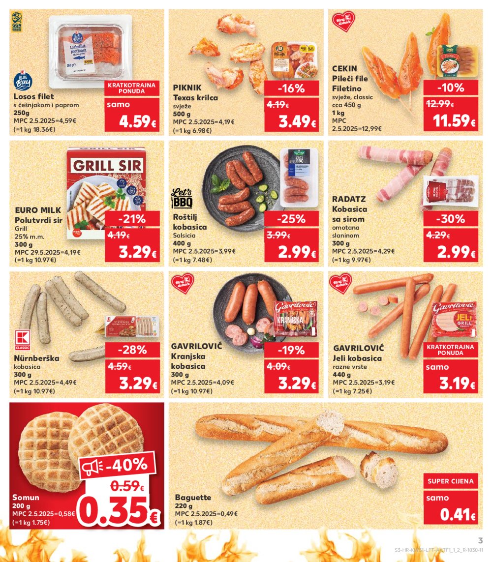 Kaufland katalog Prehrana 30.07.-04.08.2025. Odabrane poslovnice