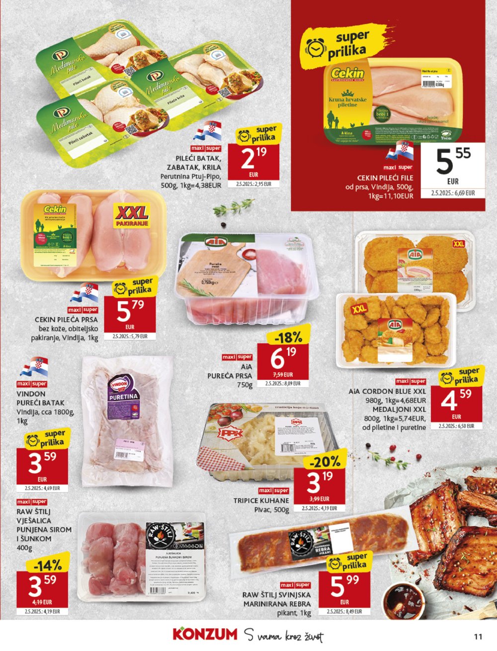 Konzum katalog Akcija 30. 07. - 05. 08. 2025.