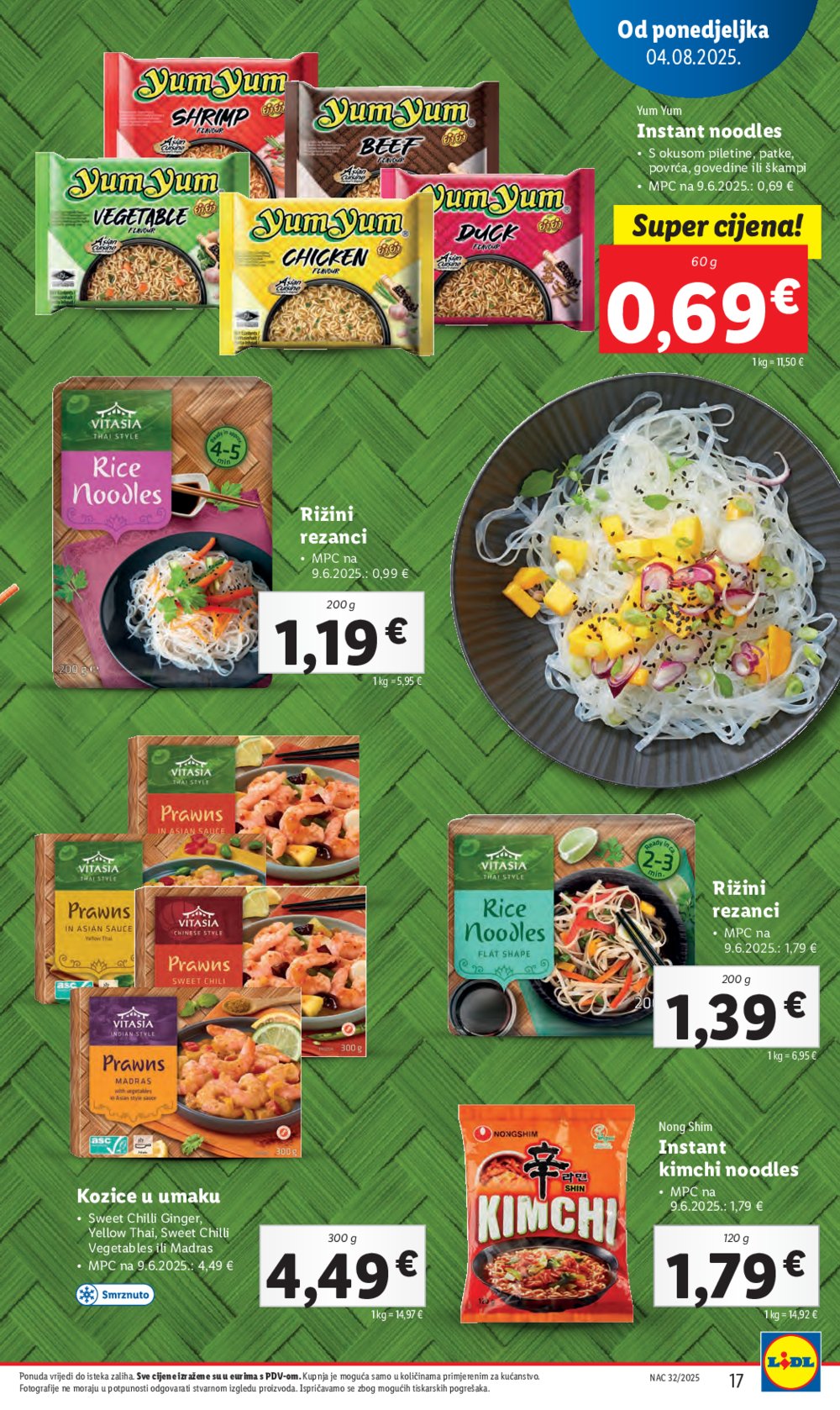 Lidl katalog Super ponuda od ponedjeljka 04.08. - 10.08.2025.