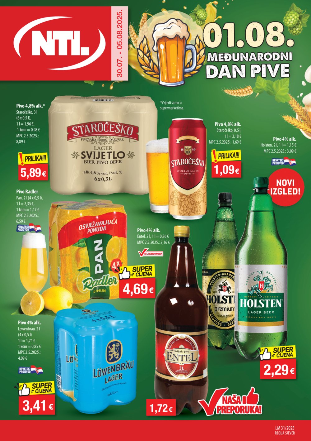 NTL katalog Akcija 30.07.-05.08.2025. Sjever
