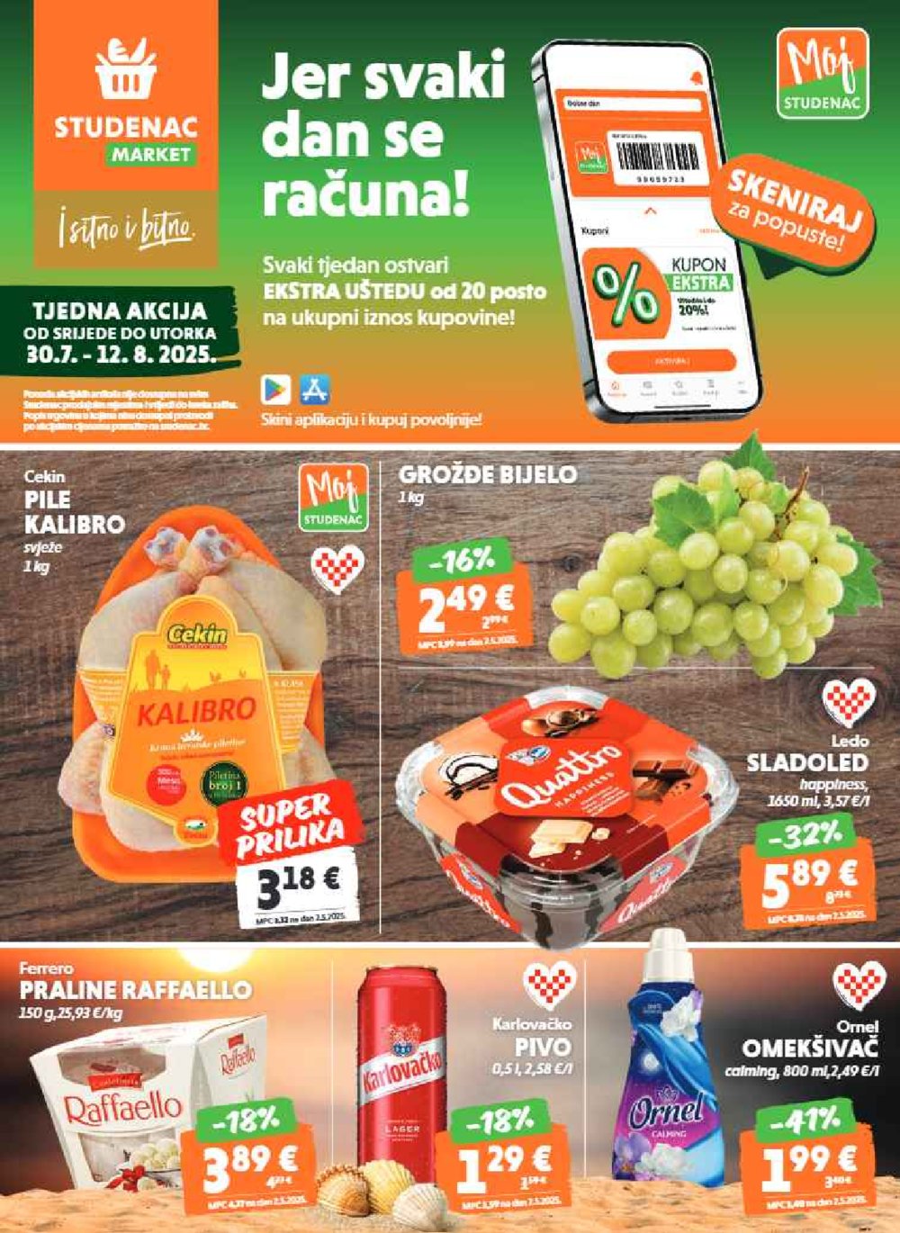 Studenac katalog Akcija 30.07. - 12.08.2025.