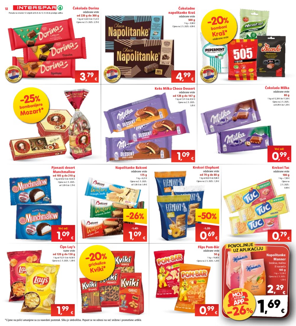 INTERSPAR katalog akcija 06.08.-12.08.2025.