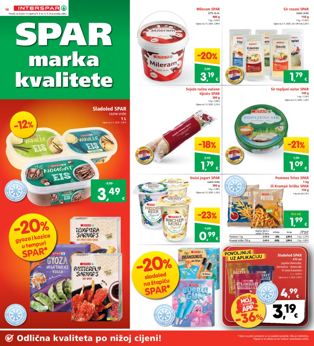 INTERSPAR katalog akcija 06.08.-12.08.2025.