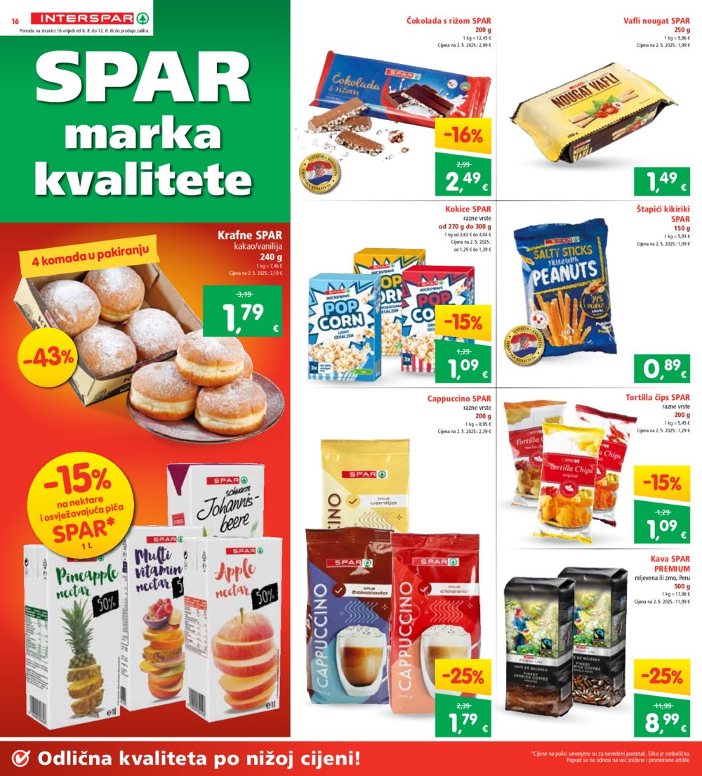 INTERSPAR katalog akcija 06.08.-12.08.2025.