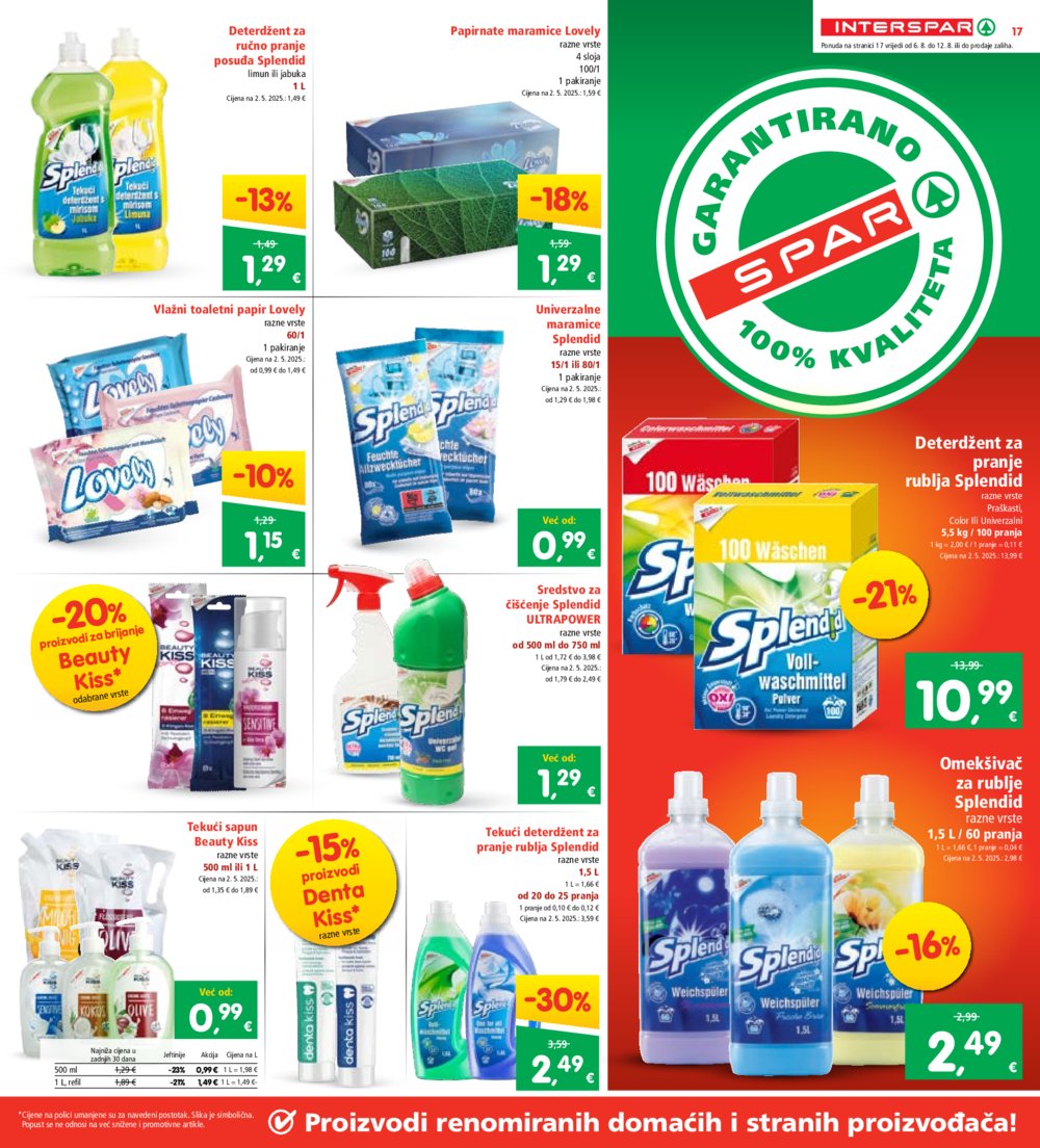 INTERSPAR katalog akcija 06.08.-12.08.2025.