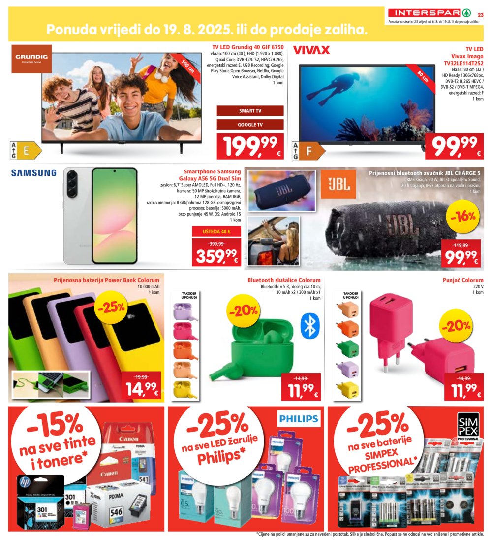 INTERSPAR katalog akcija 06.08.-12.08.2025.