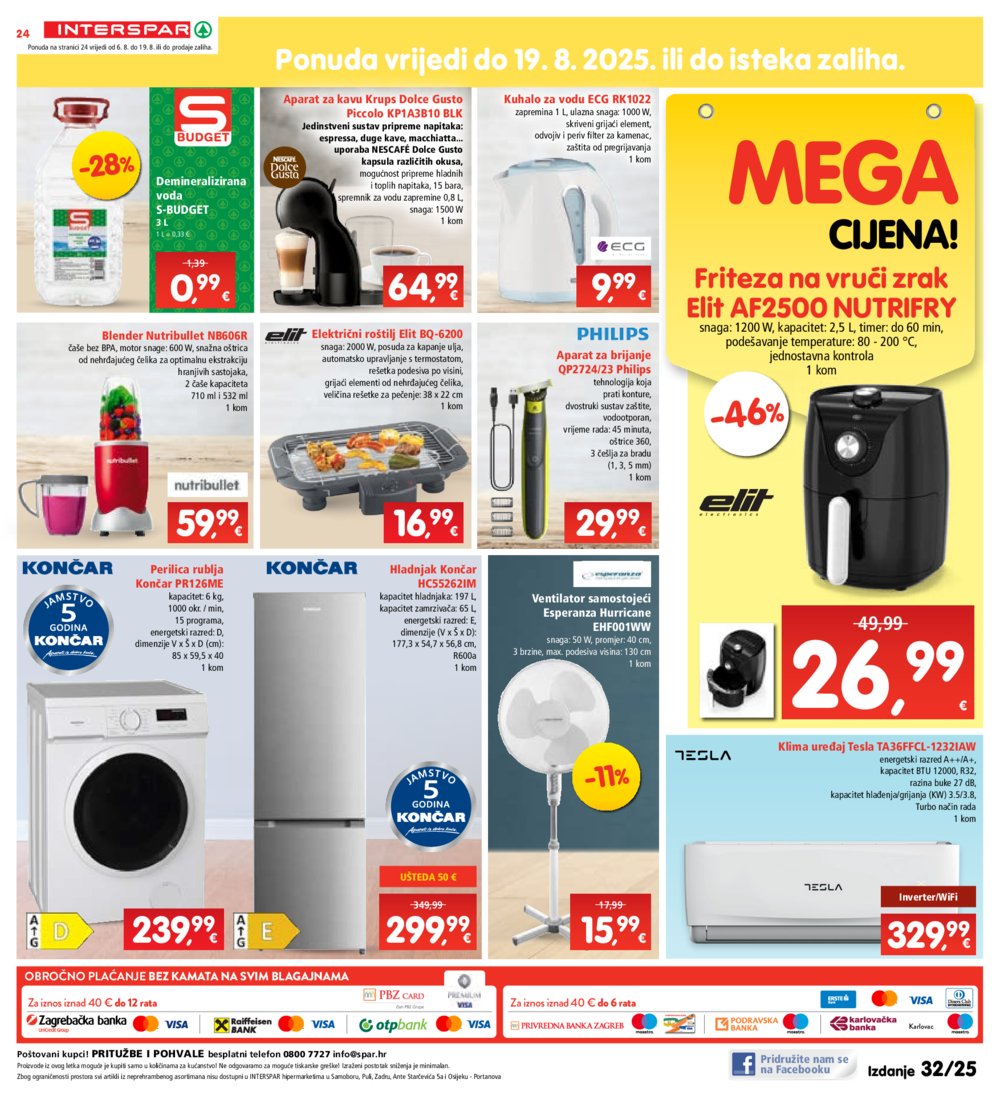 INTERSPAR katalog akcija 06.08.-12.08.2025.