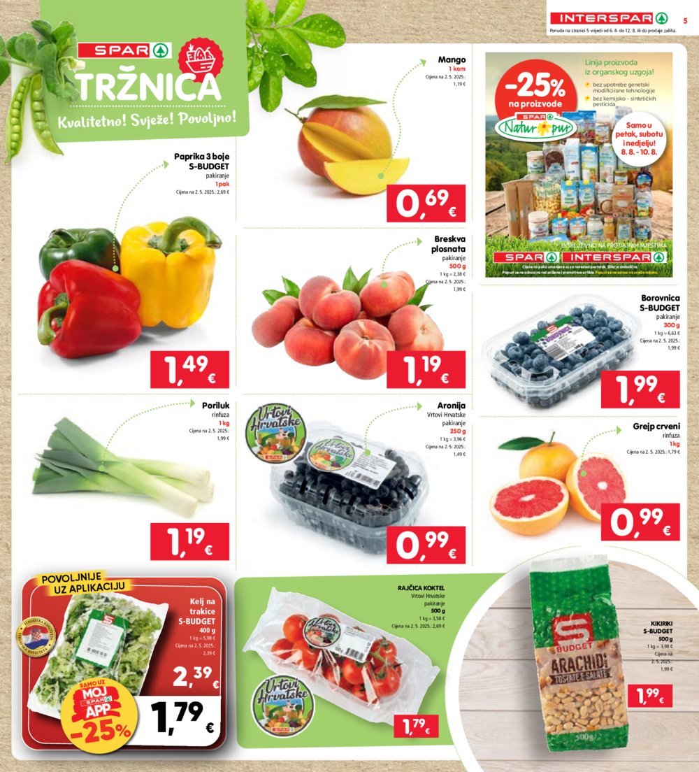 INTERSPAR katalog akcija 06.08.-12.08.2025.