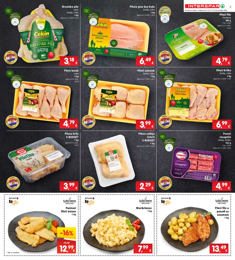 INTERSPAR katalog akcija 06.08.-12.08.2025.