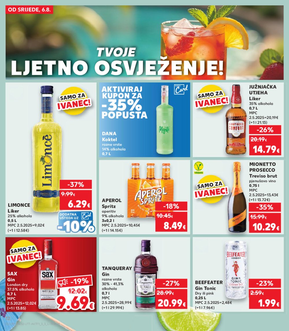 Kaufland katalog Akcija 06.08.-12.08.2025. Ivanec