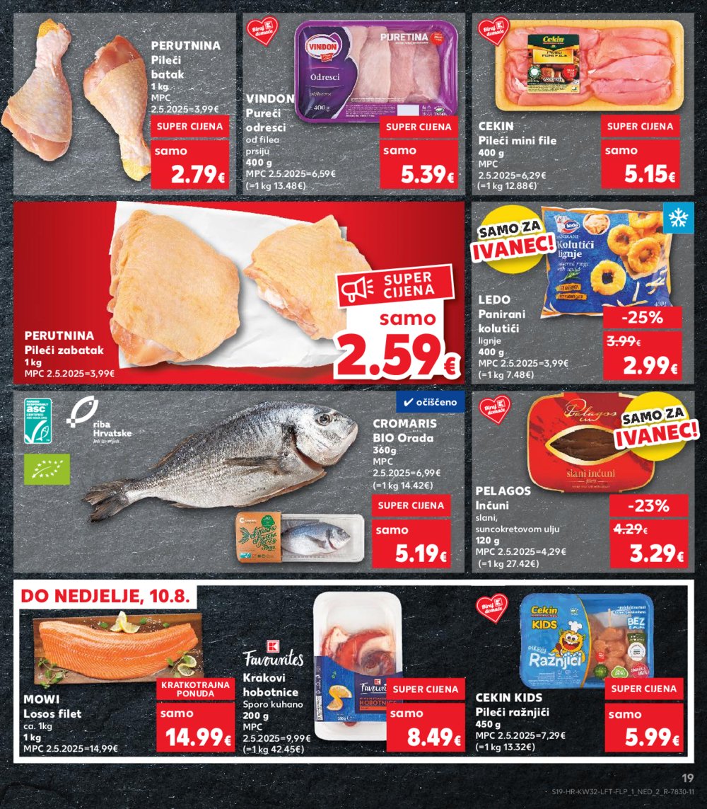 Kaufland katalog Akcija 06.08.-12.08.2025. Ivanec