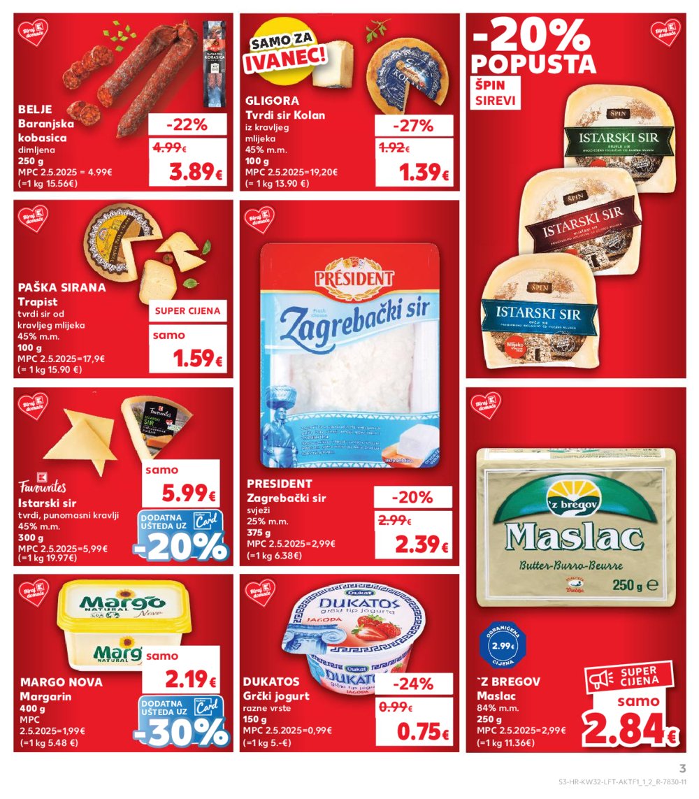 Kaufland katalog Akcija 06.08.-12.08.2025. Ivanec