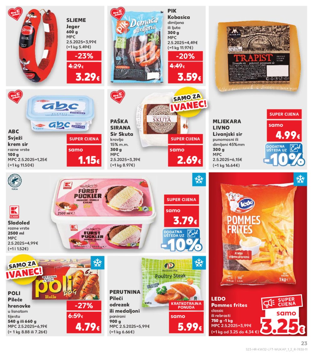 Kaufland katalog Akcija 06.08.-12.08.2025. Ivanec