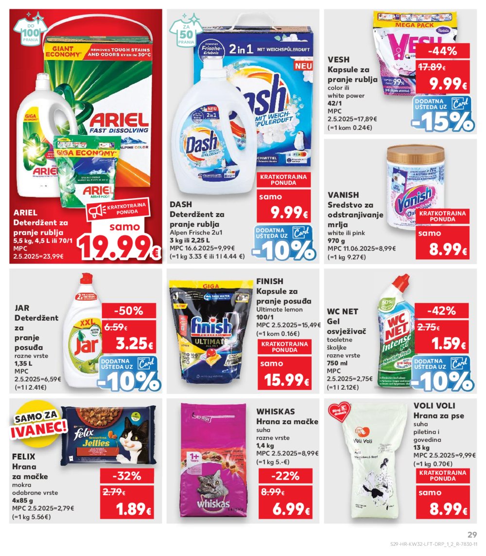 Kaufland katalog Akcija 06.08.-12.08.2025. Ivanec