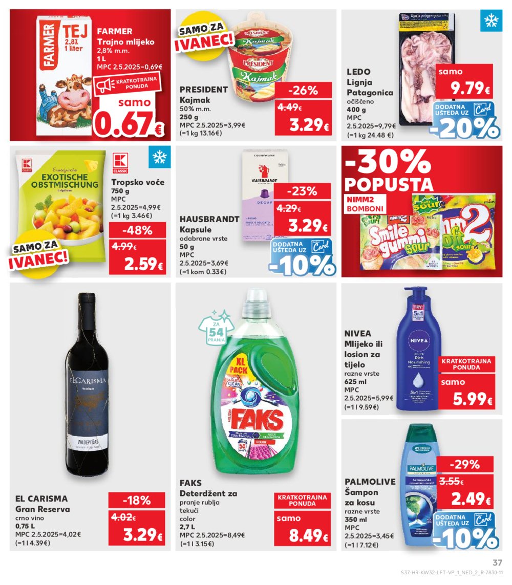 Kaufland katalog Akcija 06.08.-12.08.2025. Ivanec
