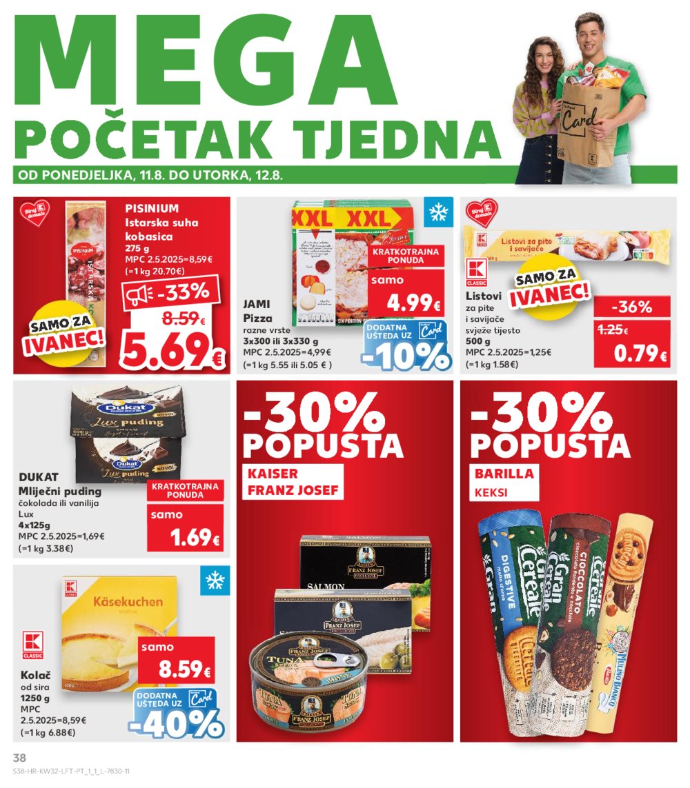 Kaufland katalog Akcija 06.08.-12.08.2025. Ivanec