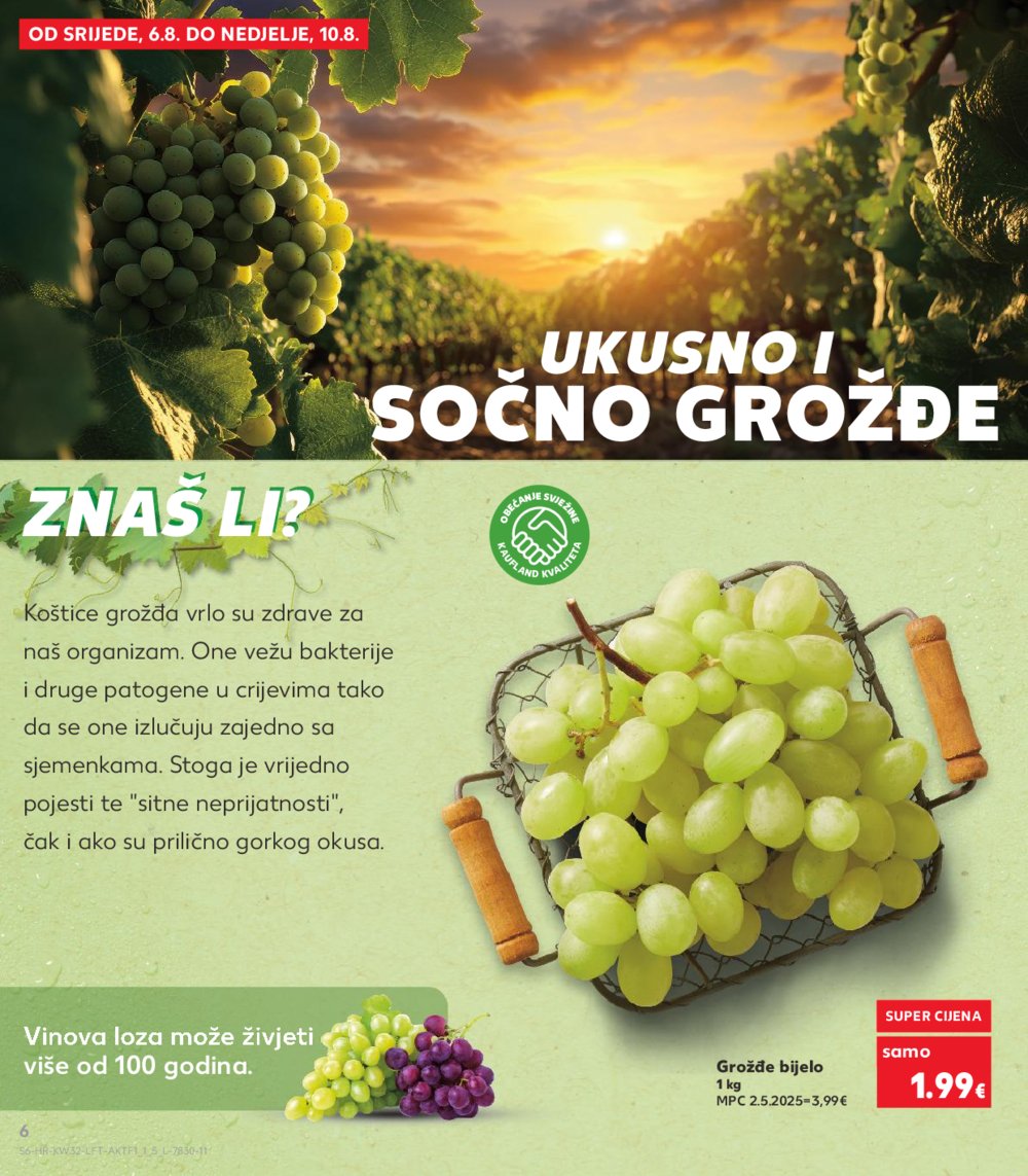Kaufland katalog Akcija 06.08.-12.08.2025. Ivanec
