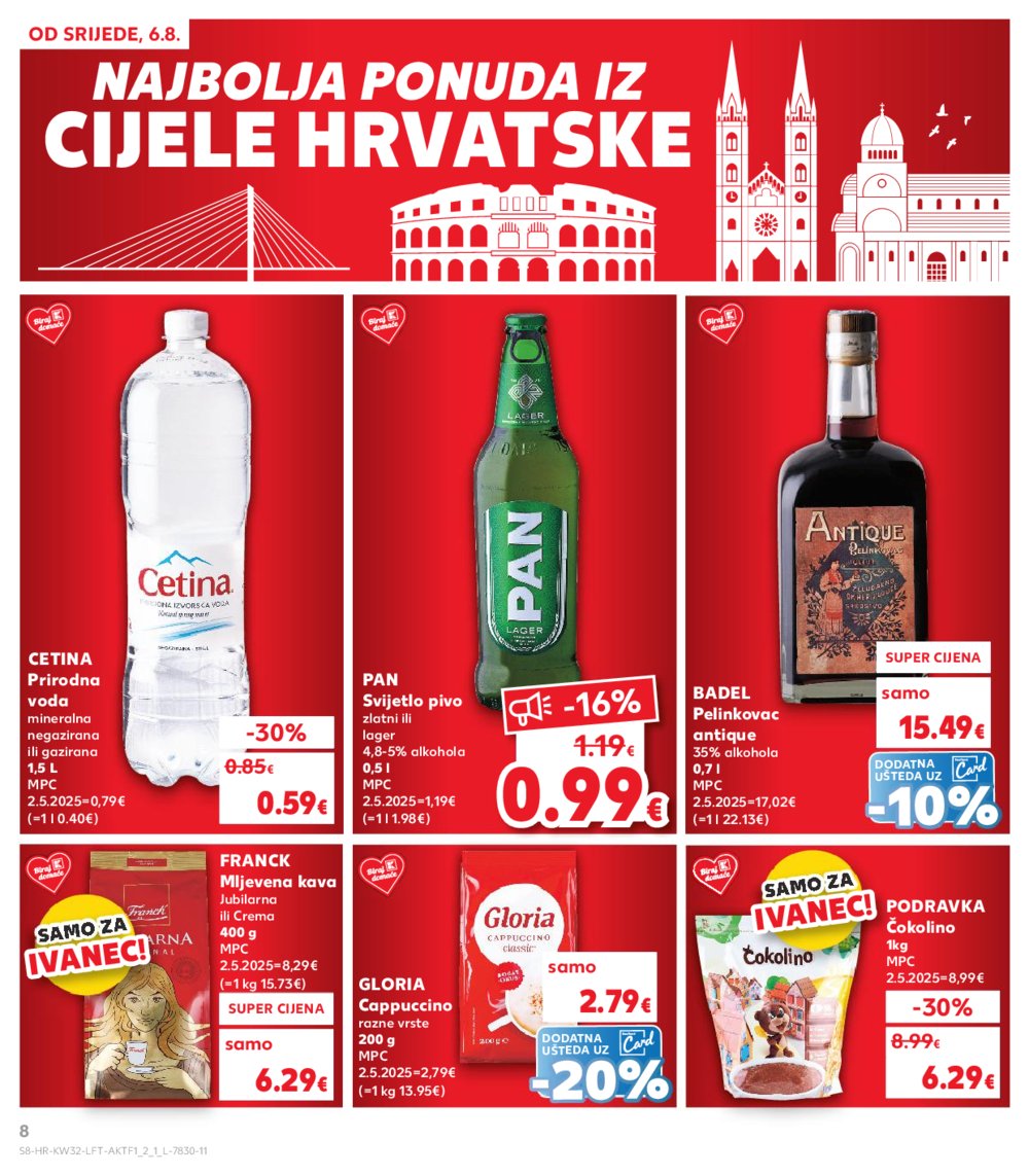 Kaufland katalog Akcija 06.08.-12.08.2025. Ivanec