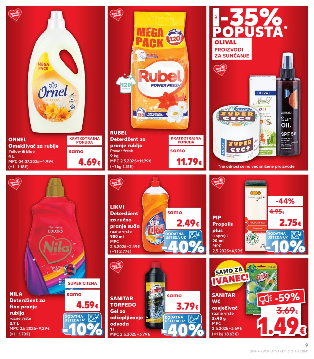 Kaufland katalog Akcija 06.08.-12.08.2025. Ivanec