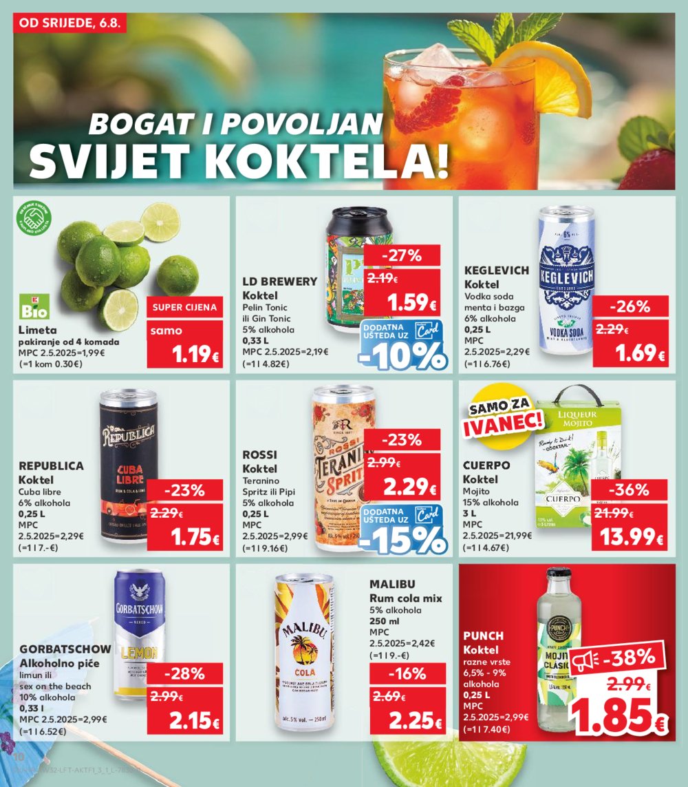 Kaufland katalog Akcija 06.08.-12.08.2025. Ivanec