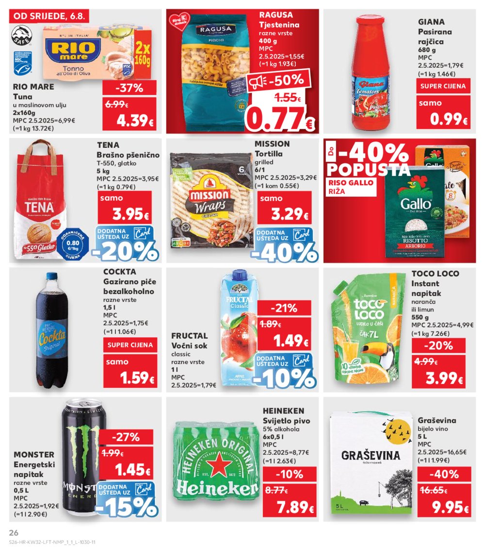 Kaufland katalog Akcija 06.08.-12.08.2025. Split