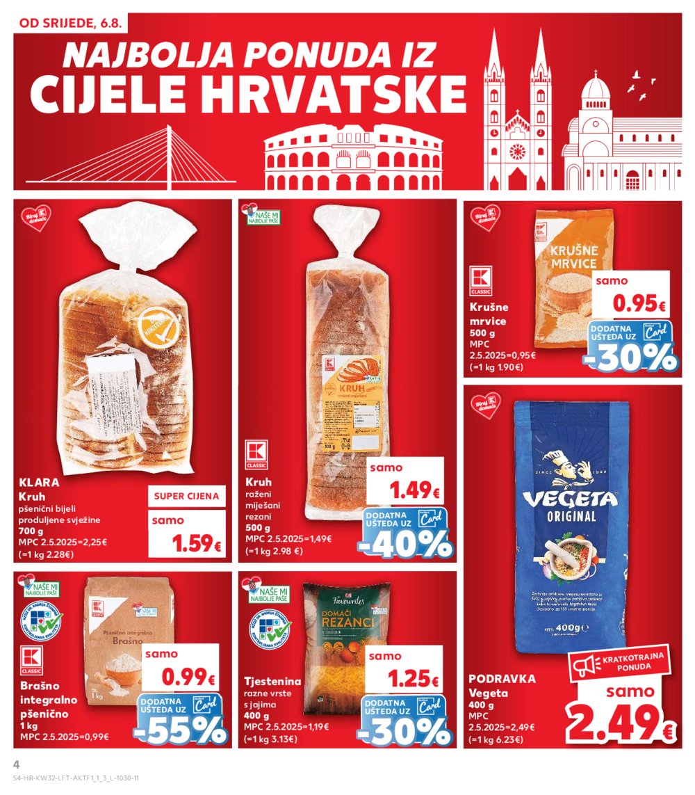 Kaufland katalog Akcija 06.08.-12.08.2025. Split