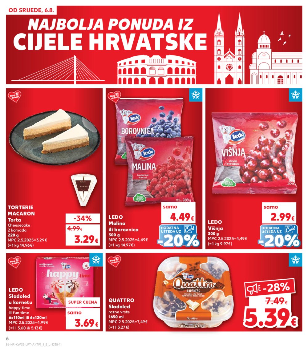 Kaufland katalog Akcija 06.08.-12.08.2025. Split