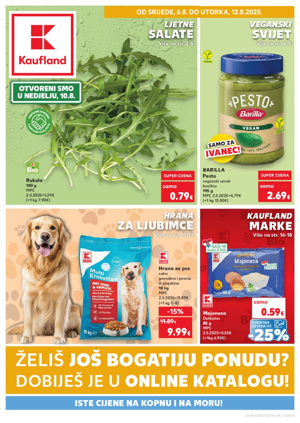 Kaufland katalog Kaufland marke 06.08.-12.08.2025. Ivanec