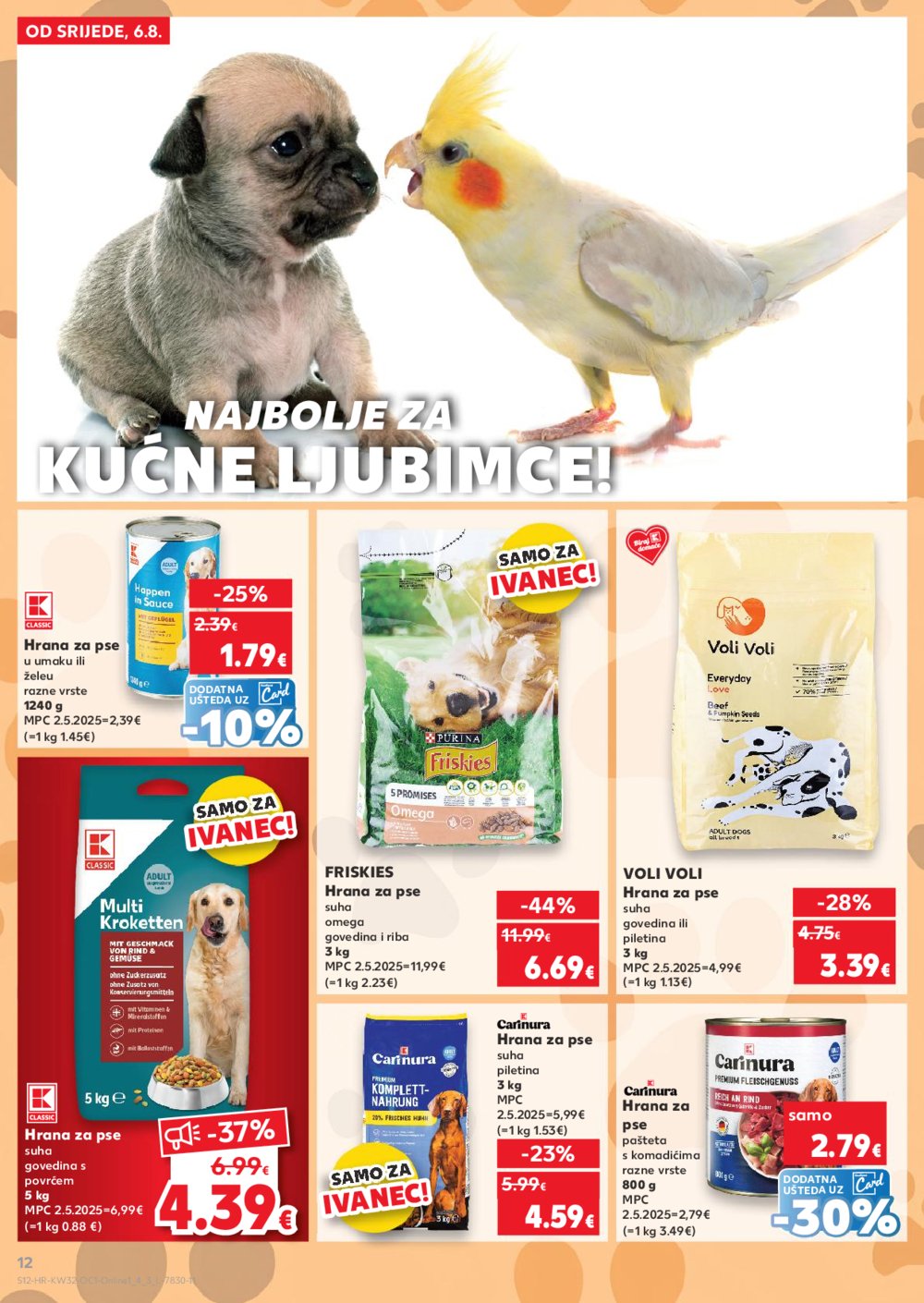 Kaufland katalog Kaufland marke 06.08.-12.08.2025. Ivanec