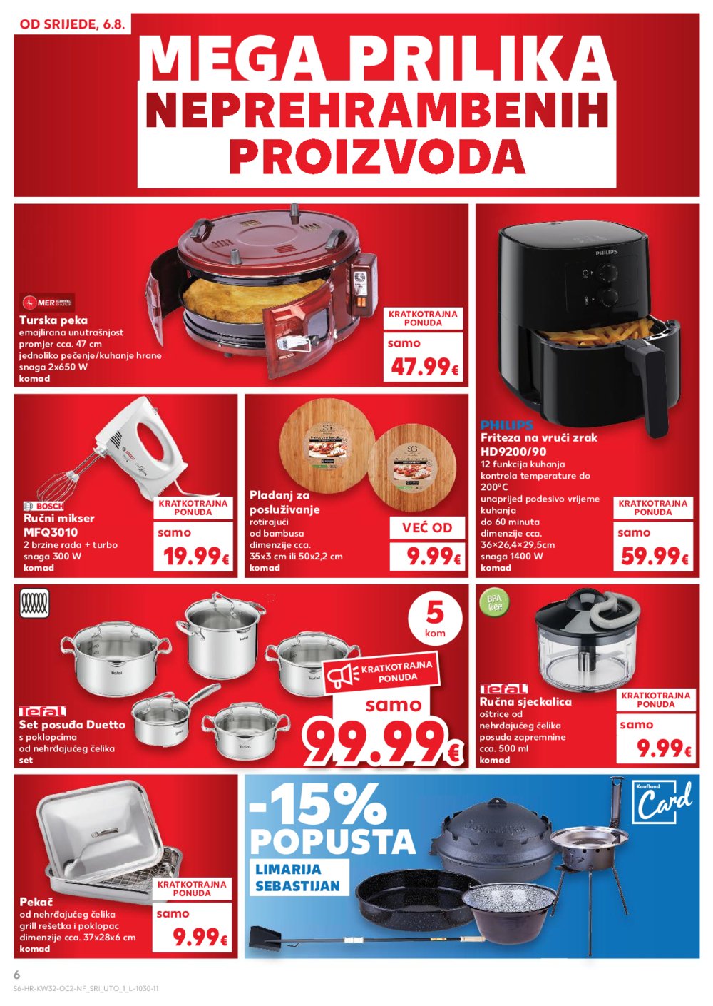 Kaufland katalog Neprehrambenih proizvoda 06.08.-12.08.2025. Odabrane poslovnice