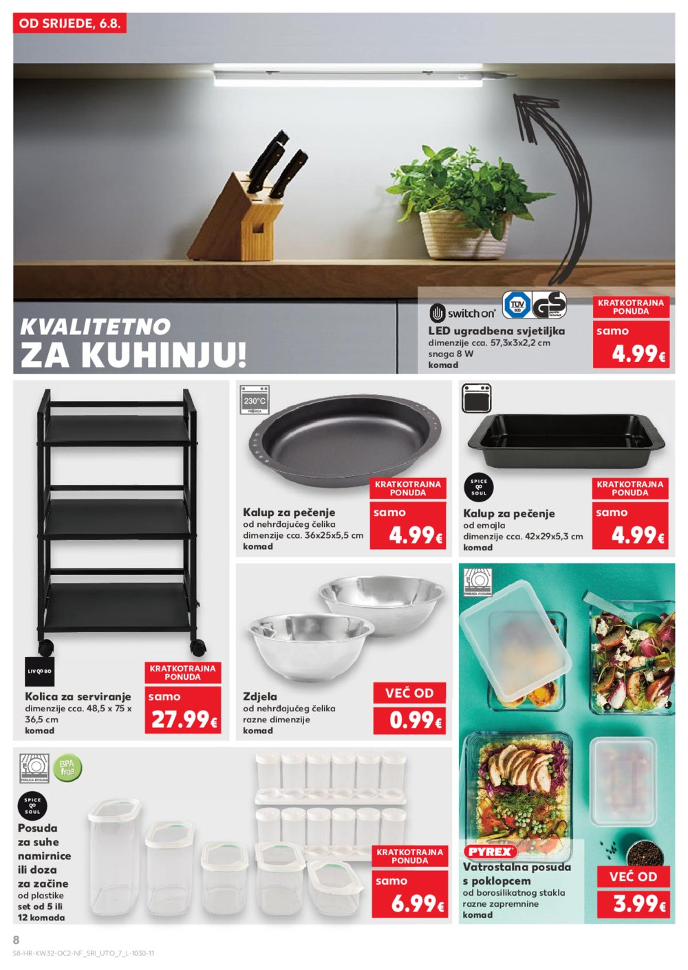 Kaufland katalog Neprehrambenih proizvoda 06.08.-12.08.2025. Odabrane poslovnice
