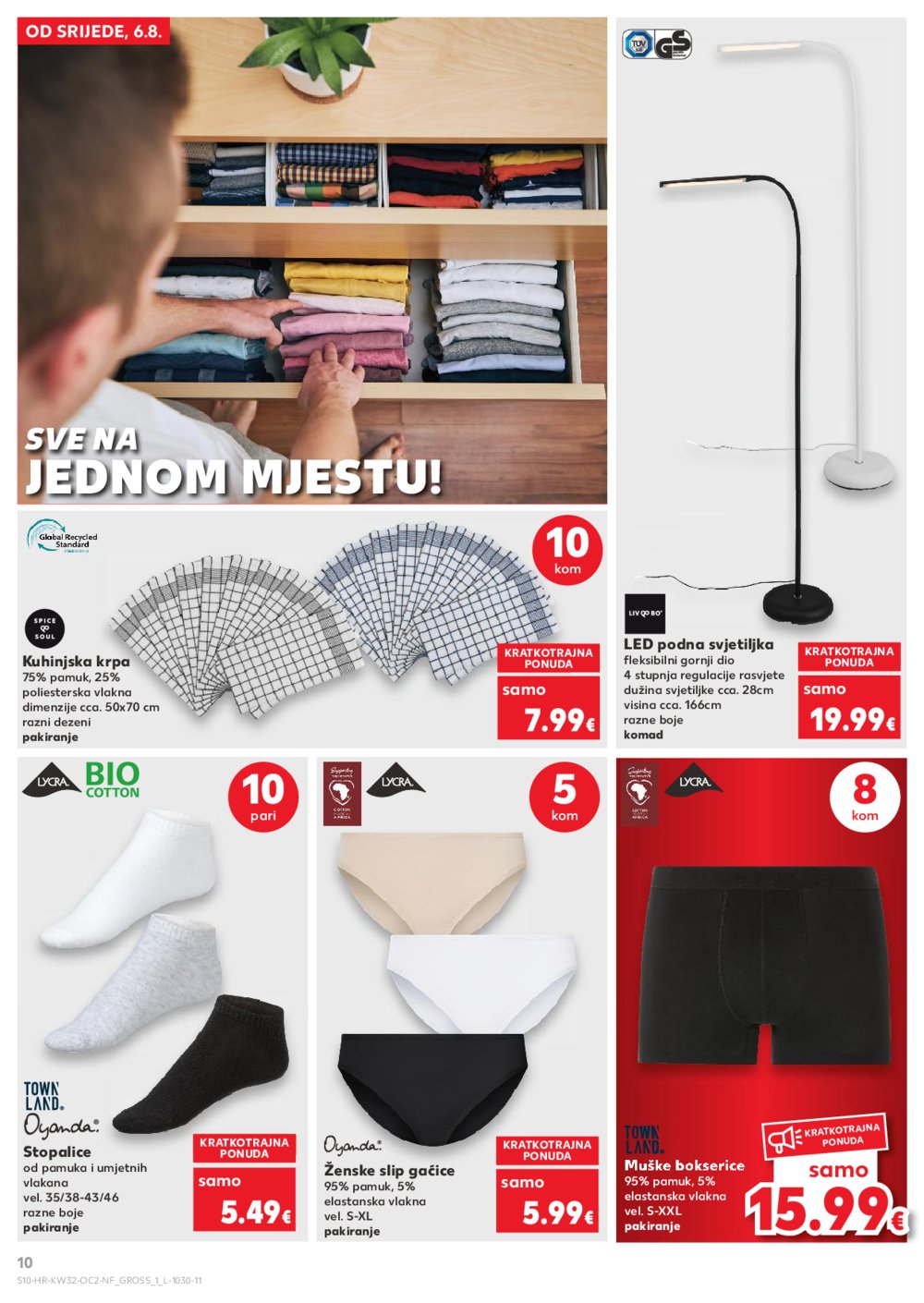 Kaufland katalog Neprehrambenih proizvoda 06.08.-12.08.2025. Odabrane poslovnice