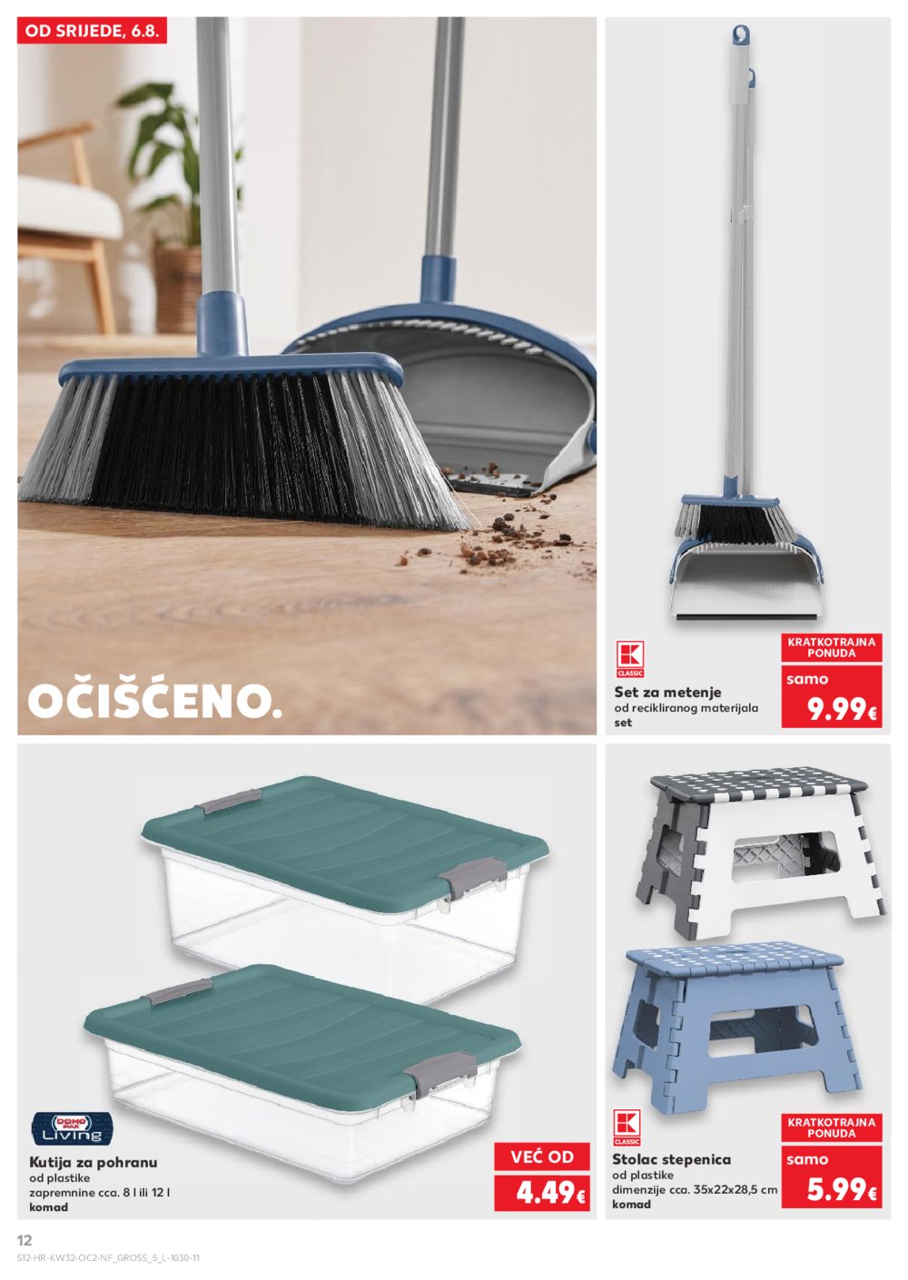 Kaufland katalog Neprehrambenih proizvoda 06.08.-12.08.2025. Odabrane poslovnice