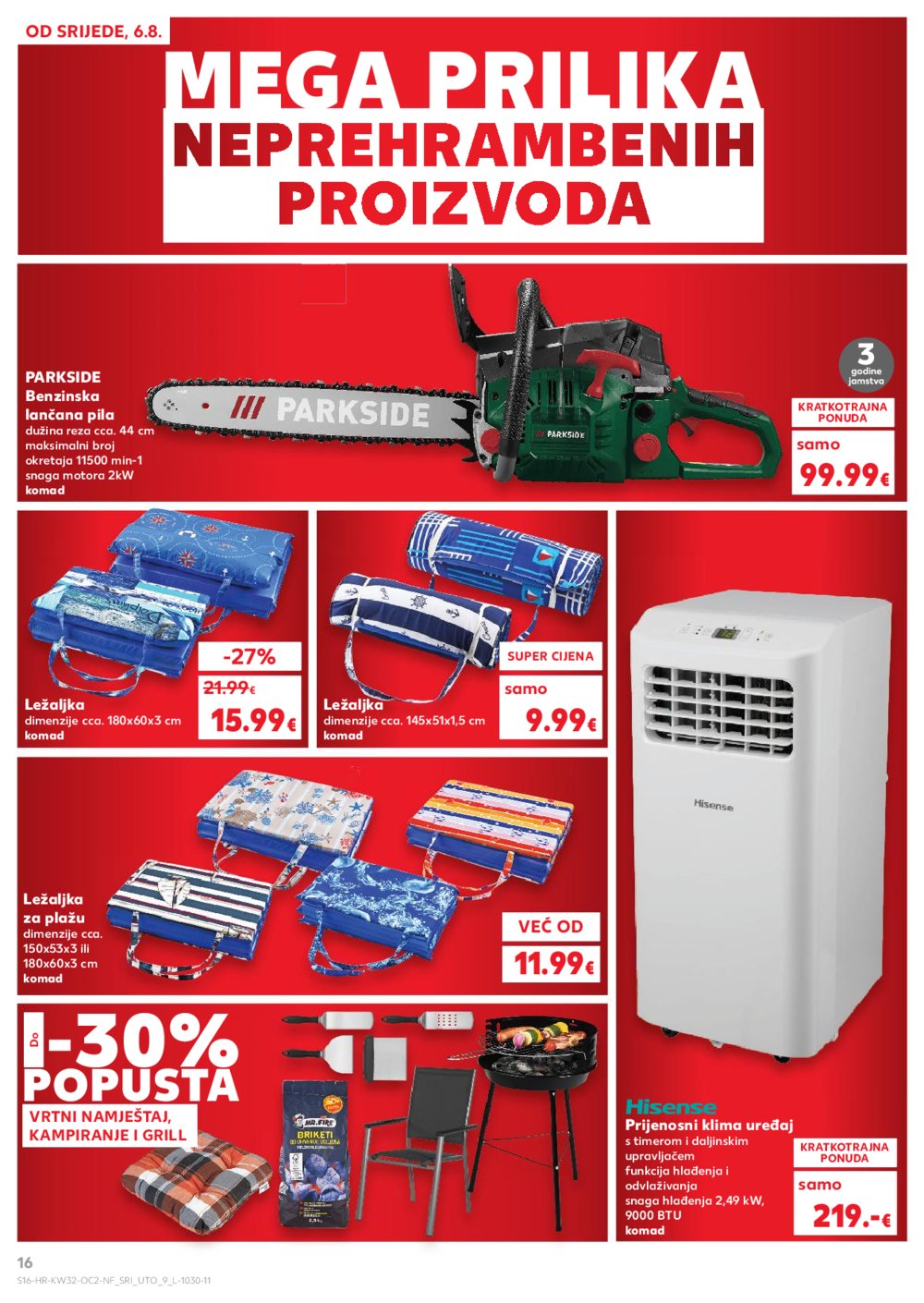 Kaufland katalog Neprehrambenih proizvoda 06.08.-12.08.2025. Odabrane poslovnice