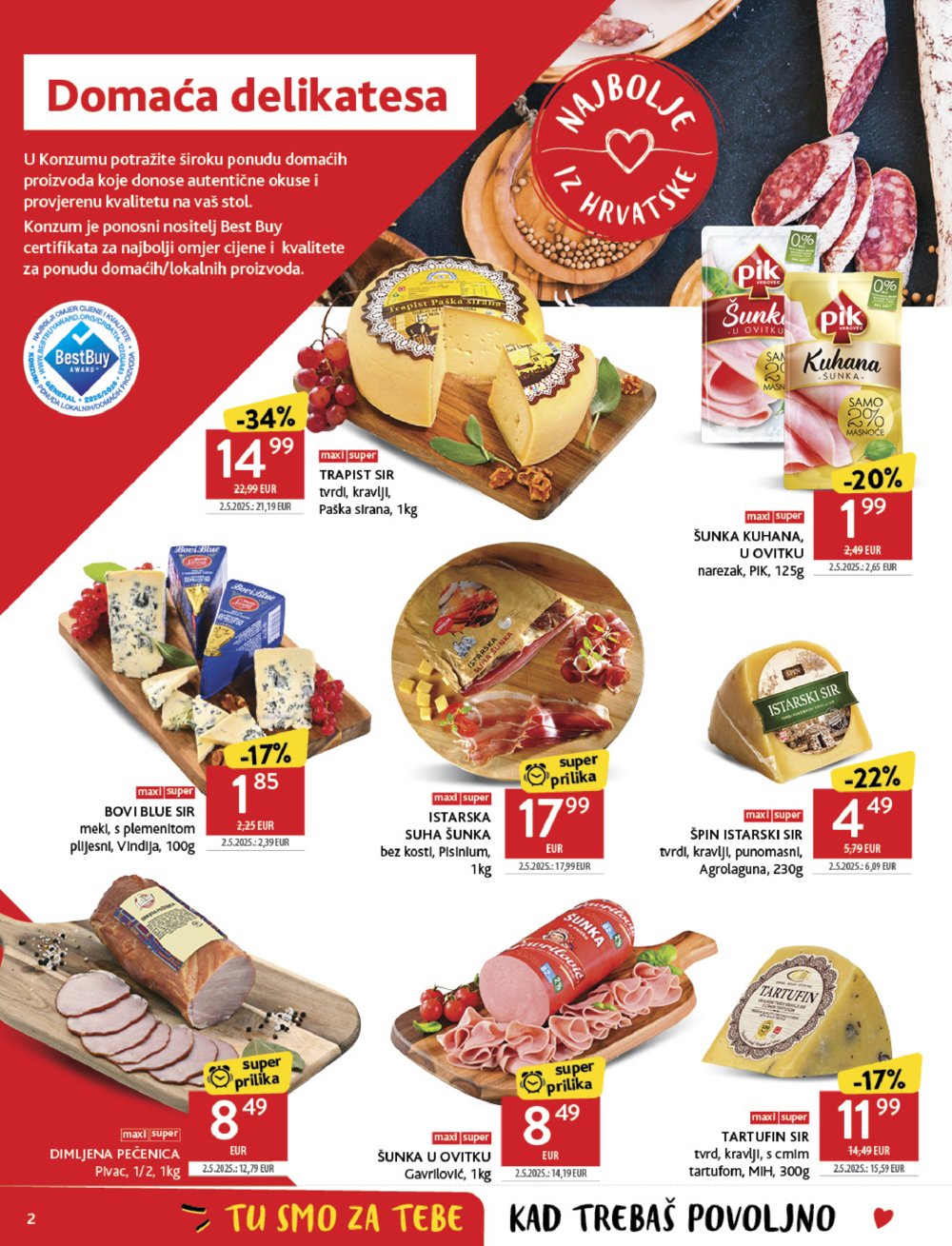 Konzum katalog akcija 06.08.-12.08.2025.