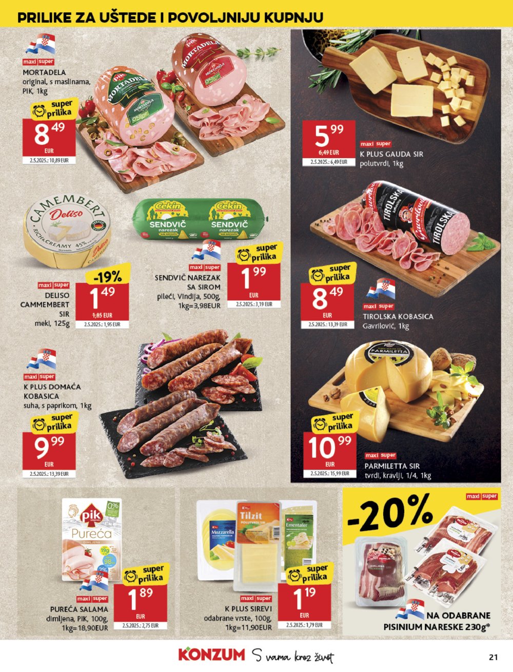 Konzum katalog akcija 06.08.-12.08.2025.