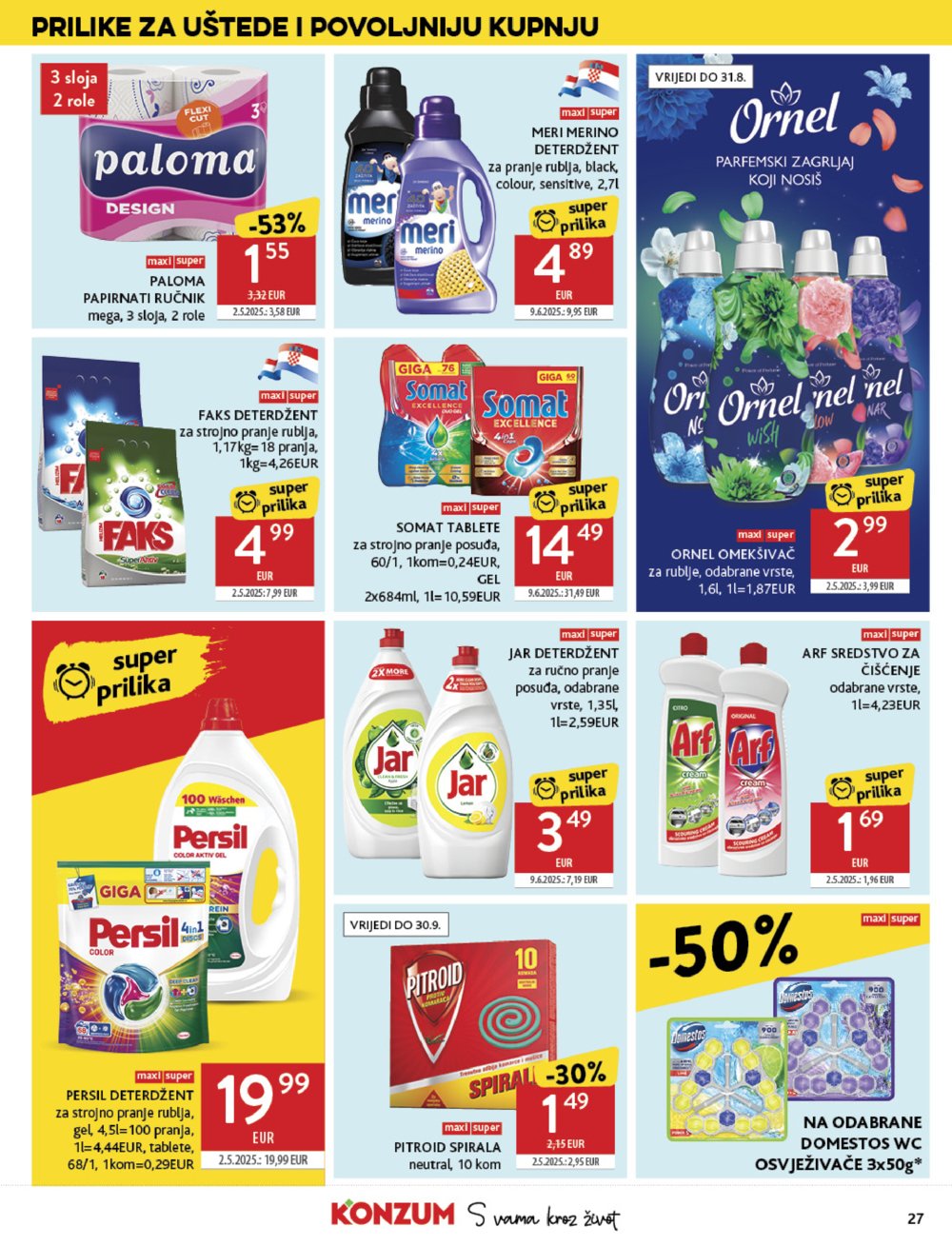 Konzum katalog akcija 06.08.-12.08.2025.
