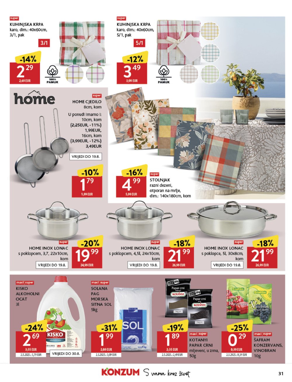 Konzum katalog akcija 06.08.-12.08.2025.