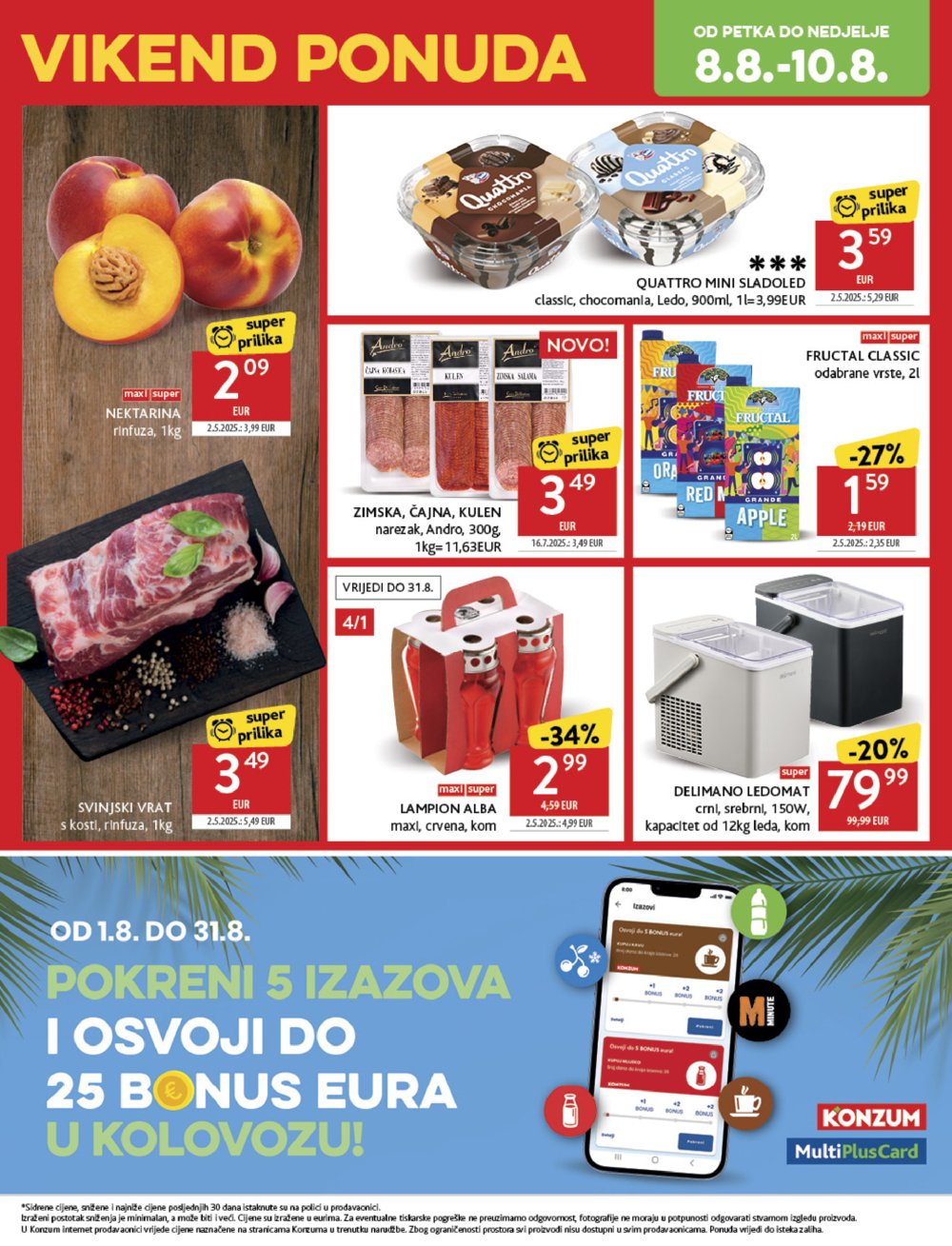 Konzum katalog akcija 06.08.-12.08.2025.