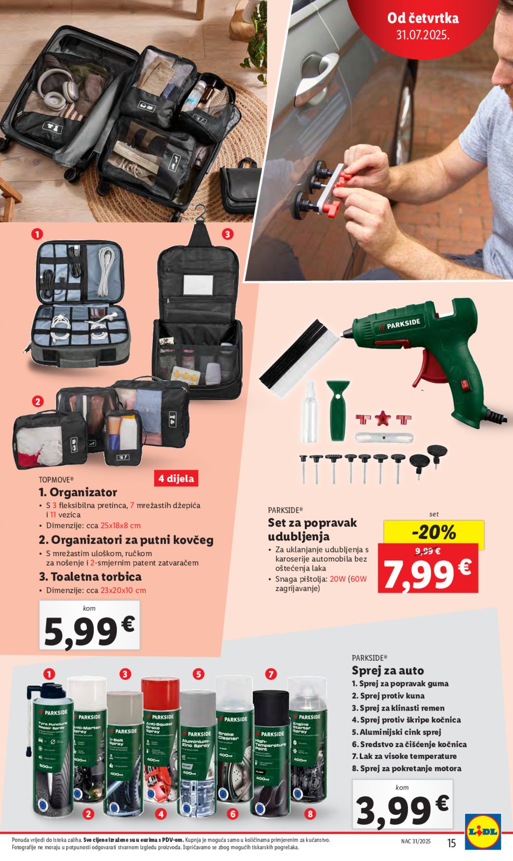 Lidl katalog Super ponuda od četvrtka 31.07. - 03.08.2025.