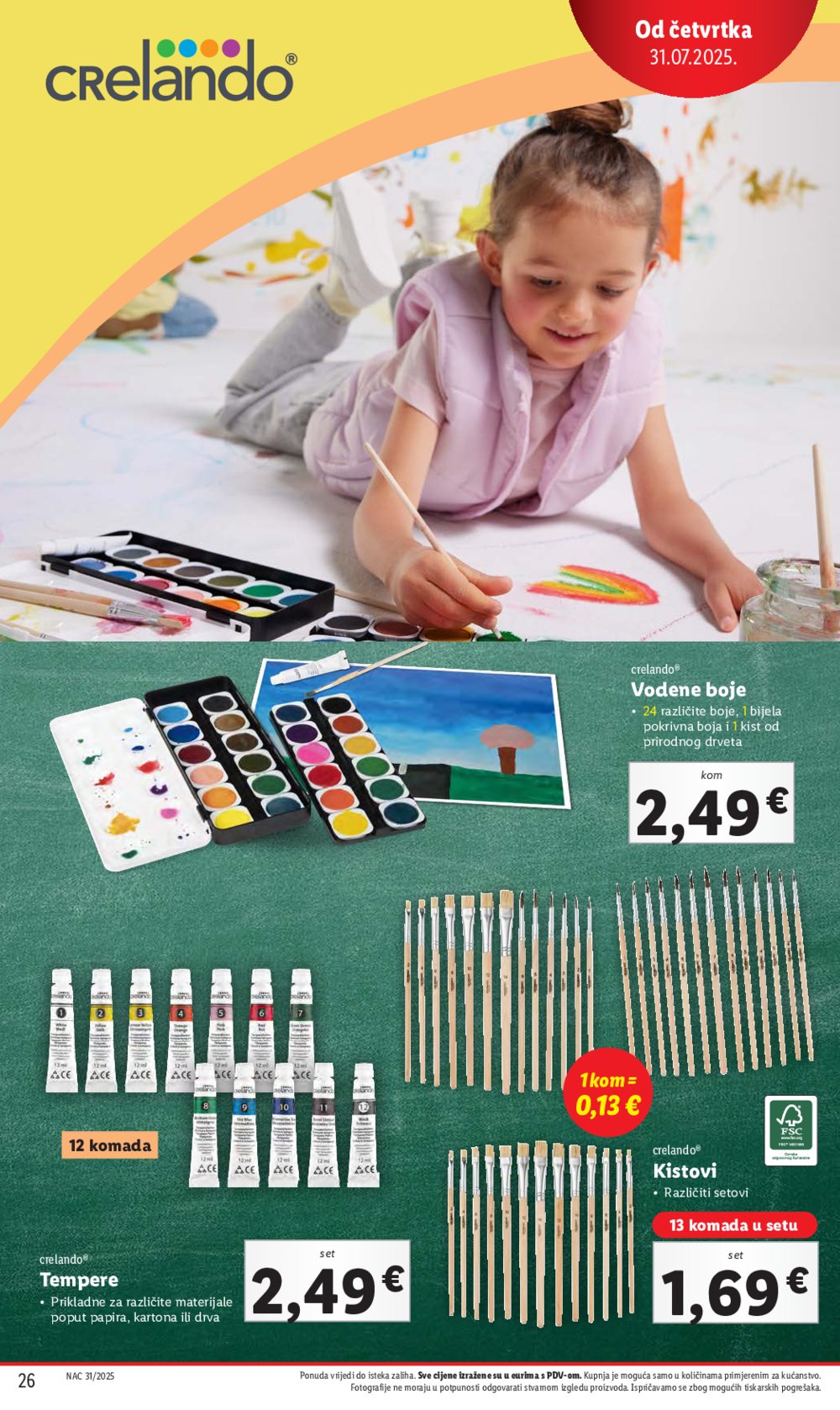 Lidl katalog Super ponuda od četvrtka 31.07. - 03.08.2025.