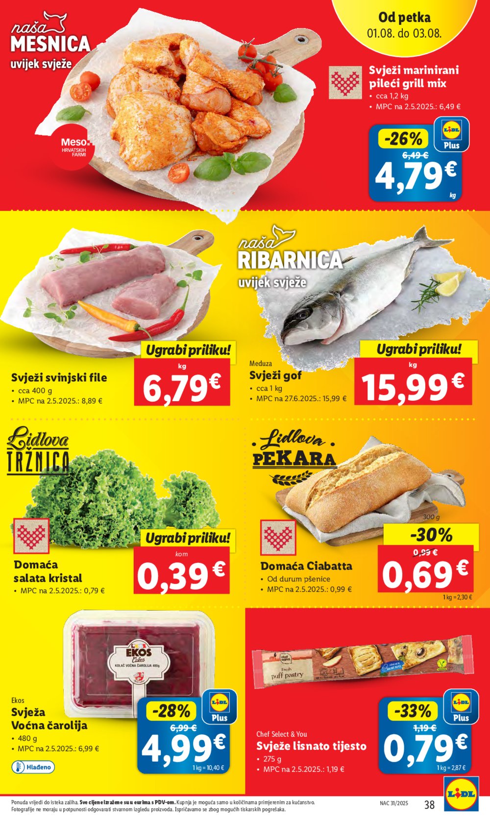 Lidl katalog Super ponuda od četvrtka 31.07. - 03.08.2025.