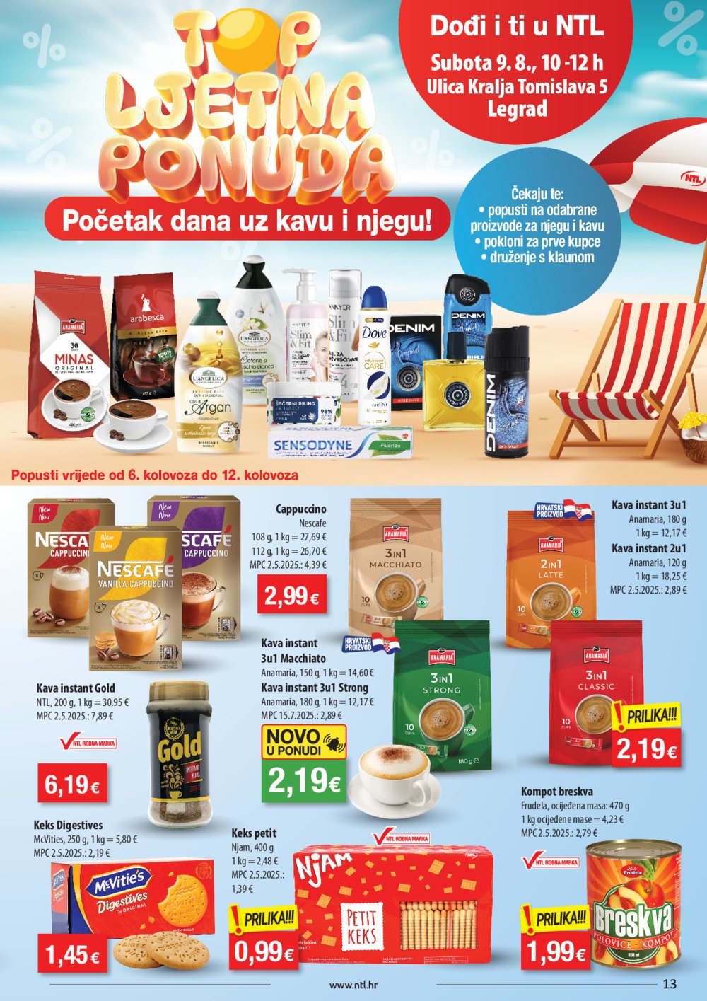 NTL katalog Akcija 06.08.-12.08.2025. Sjever