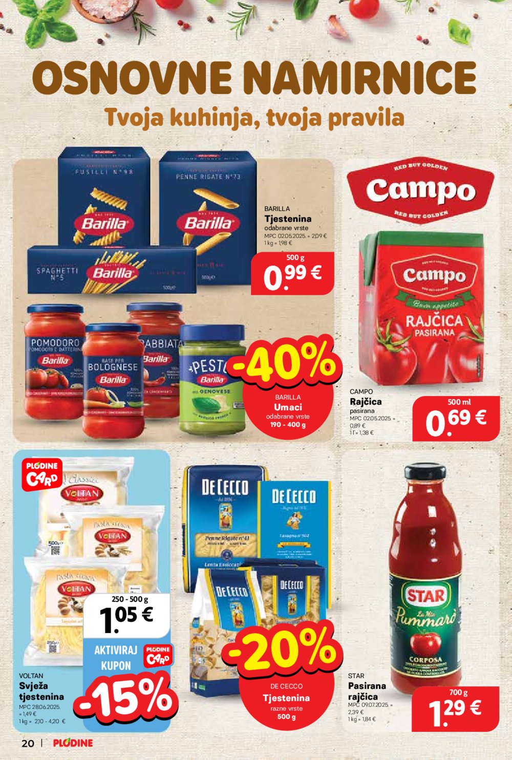 Plodine katalog akcija 06.08.-12.08.2025.